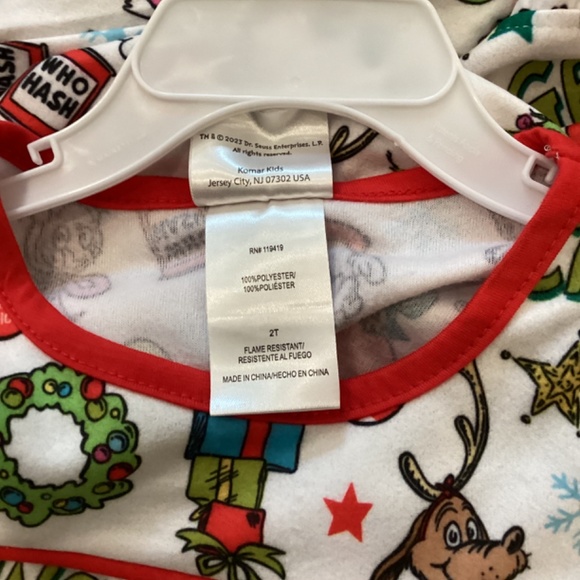 REDUCED HOW THE GRINCH STOLE CHRISTMAS GIRLS PAJAMAS GOWN DRESS VARIOUS - Picture 6 of 8